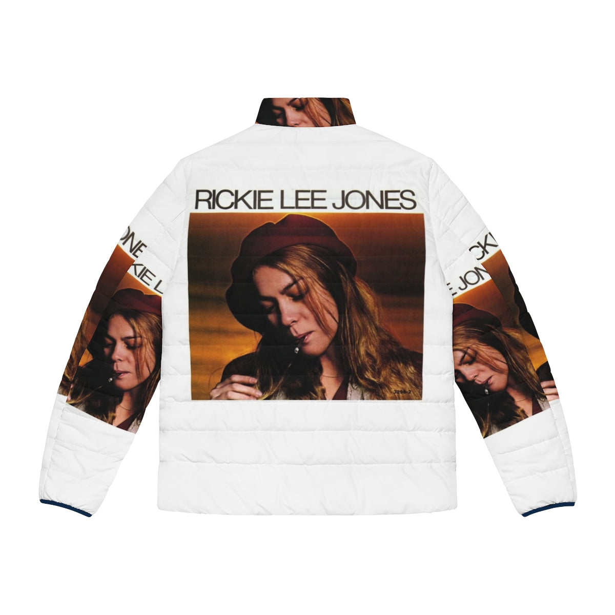 Rickie Lee Jones inspired 60s puffer jacket in a bohemian style - Back