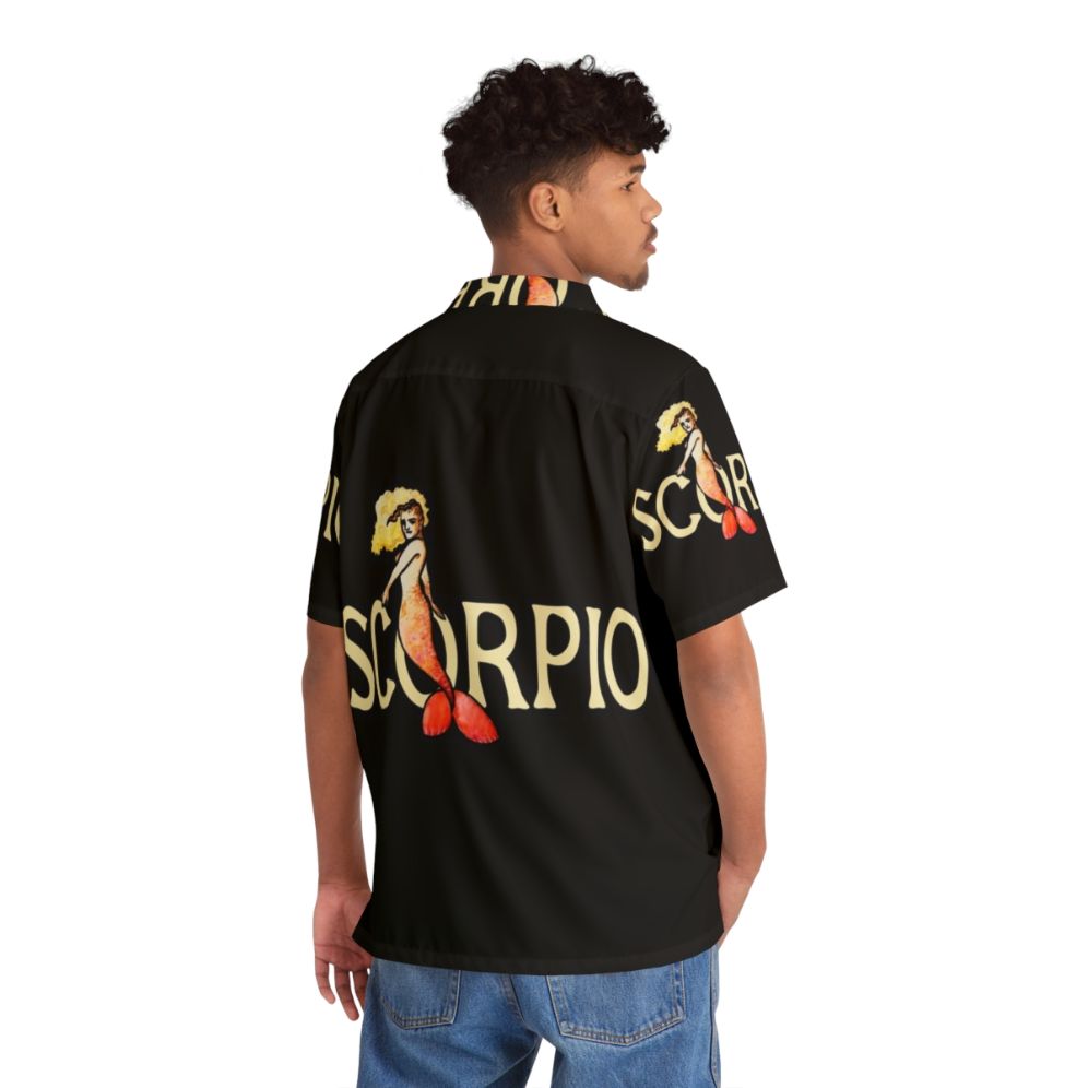 Scorpio Mermaid Hawaiian Shirt 3 Featuring Zodiac Birthday Legendary Animals - People Back