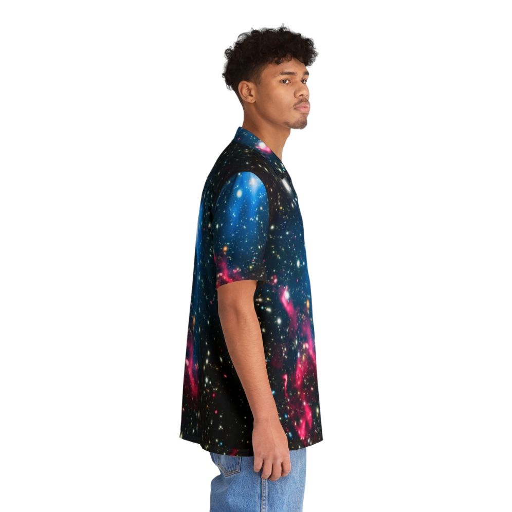 Galaxies Colliding in Space Hawaiian Shirt - People Pight