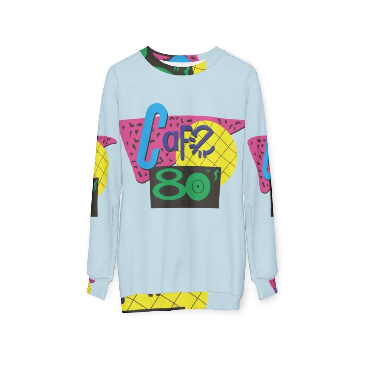 Back to the Cafe 80s Vintage Sweatshirt - hanging