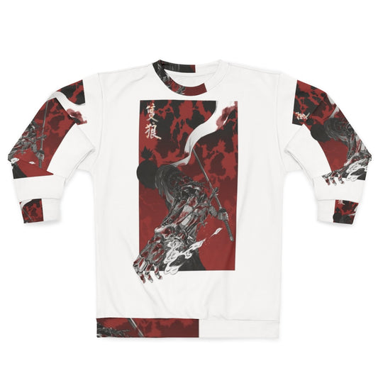 Wolf with Katana Sekiro Shadows Die Twice Sweatshirt