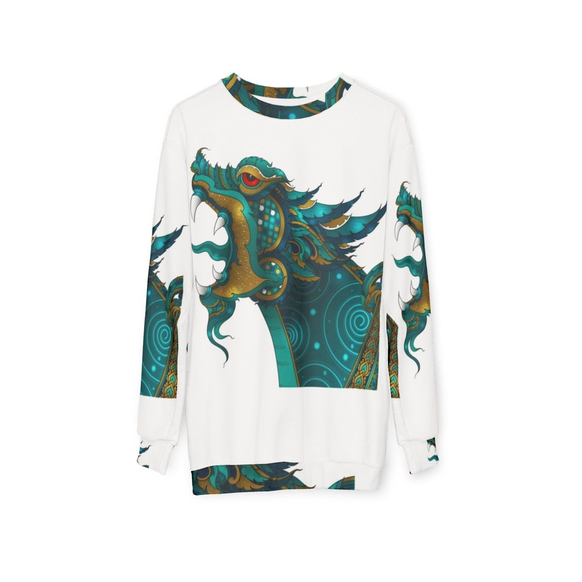 Legendary animals mythical creatures vintage style sweatshirt - hanging