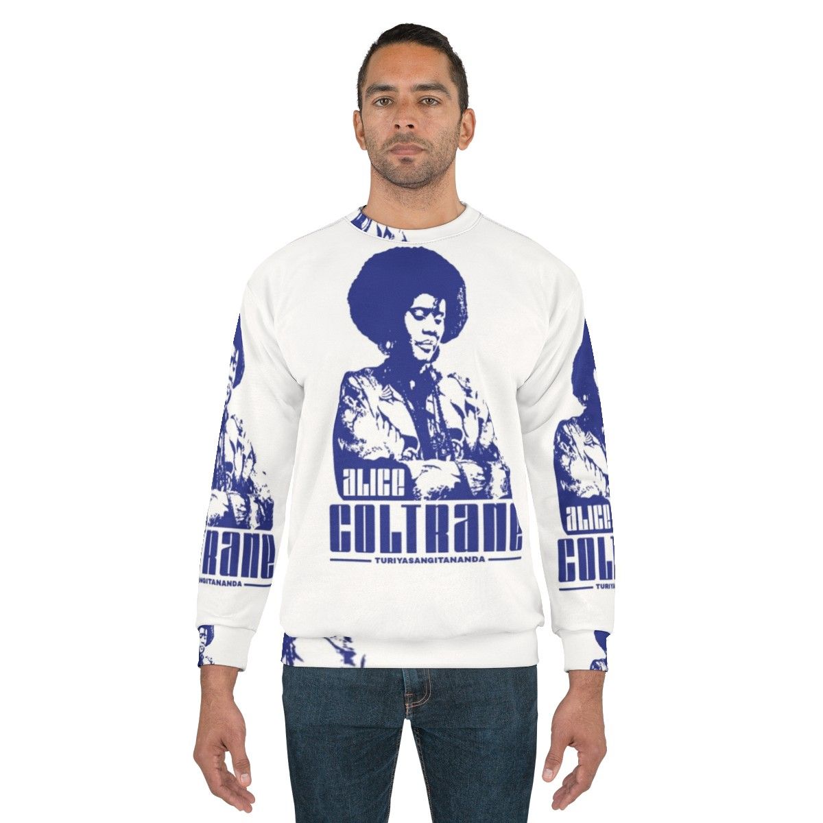 Alice Coltrane cosmic harp sweatshirt - men