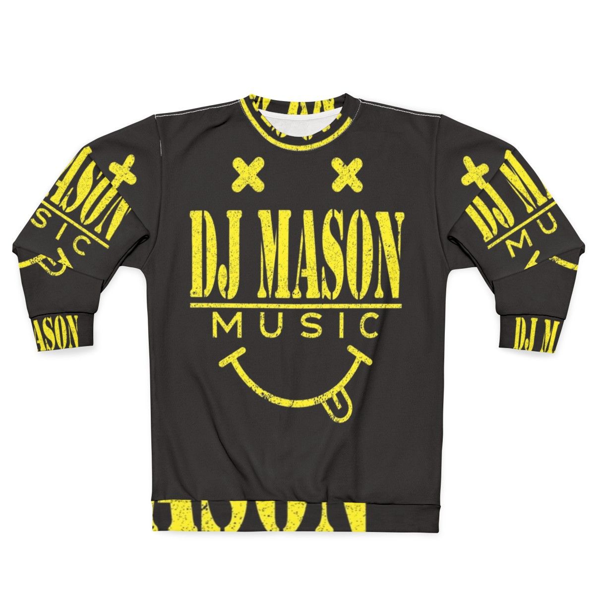 Dj Mason Smiley Face Graphic Sweatshirt