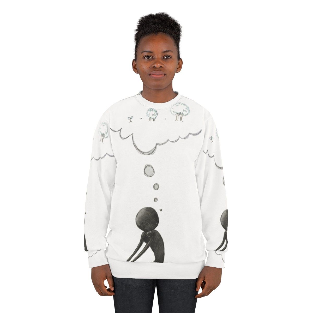 Deemo Thinking About Growing Up Fantasy Sweatshirt - women