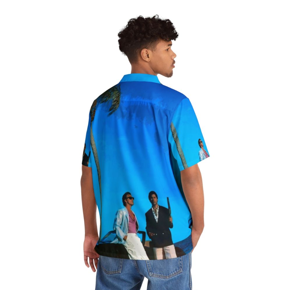 Blue Miami Vice Hawaiian Shirt - People Back