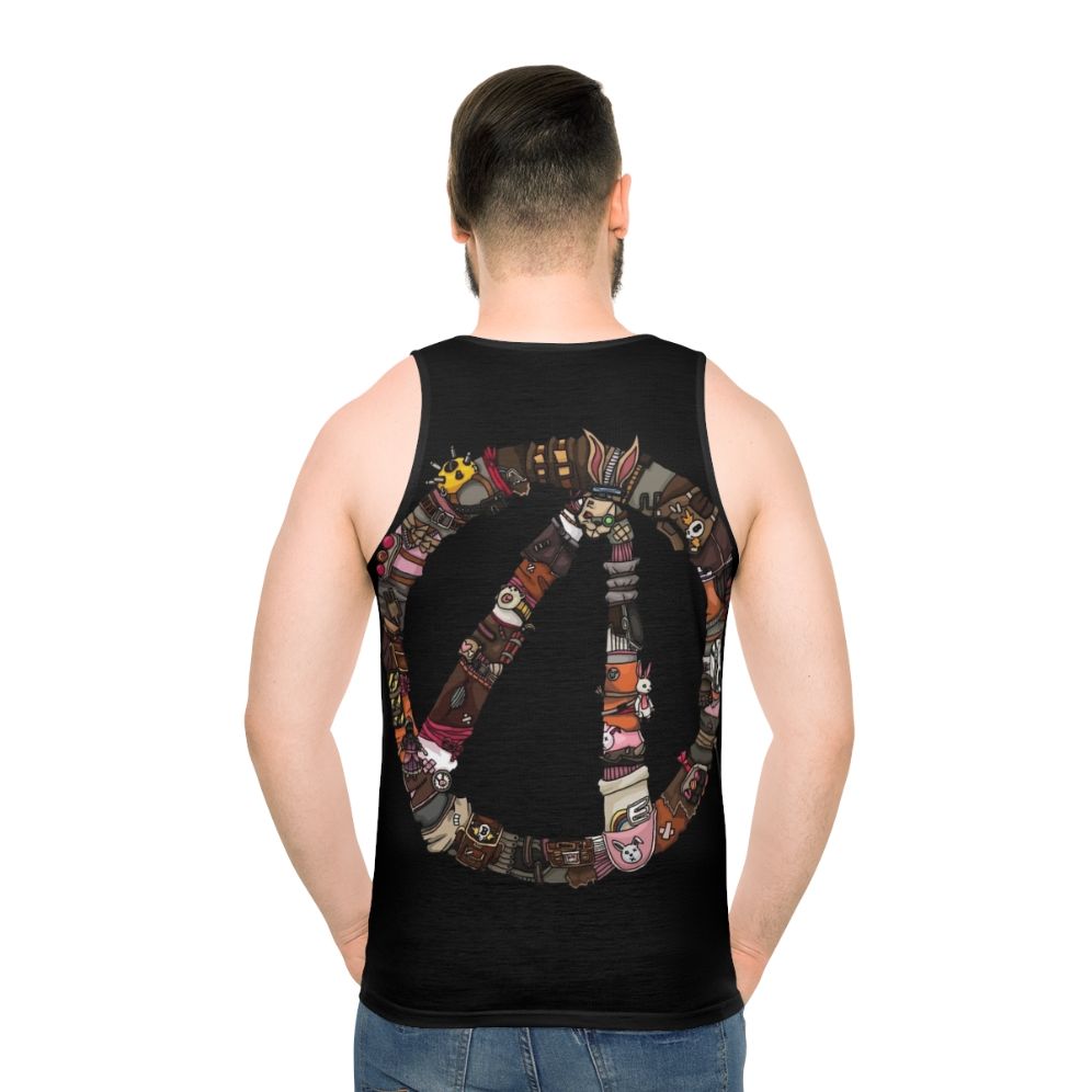 Borderlands Vault Hunter Symbol Unisex Tank Top - men back