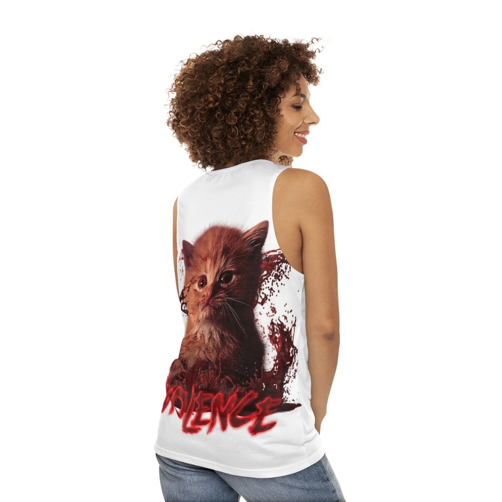 Violence Unisex Tank Top - women back