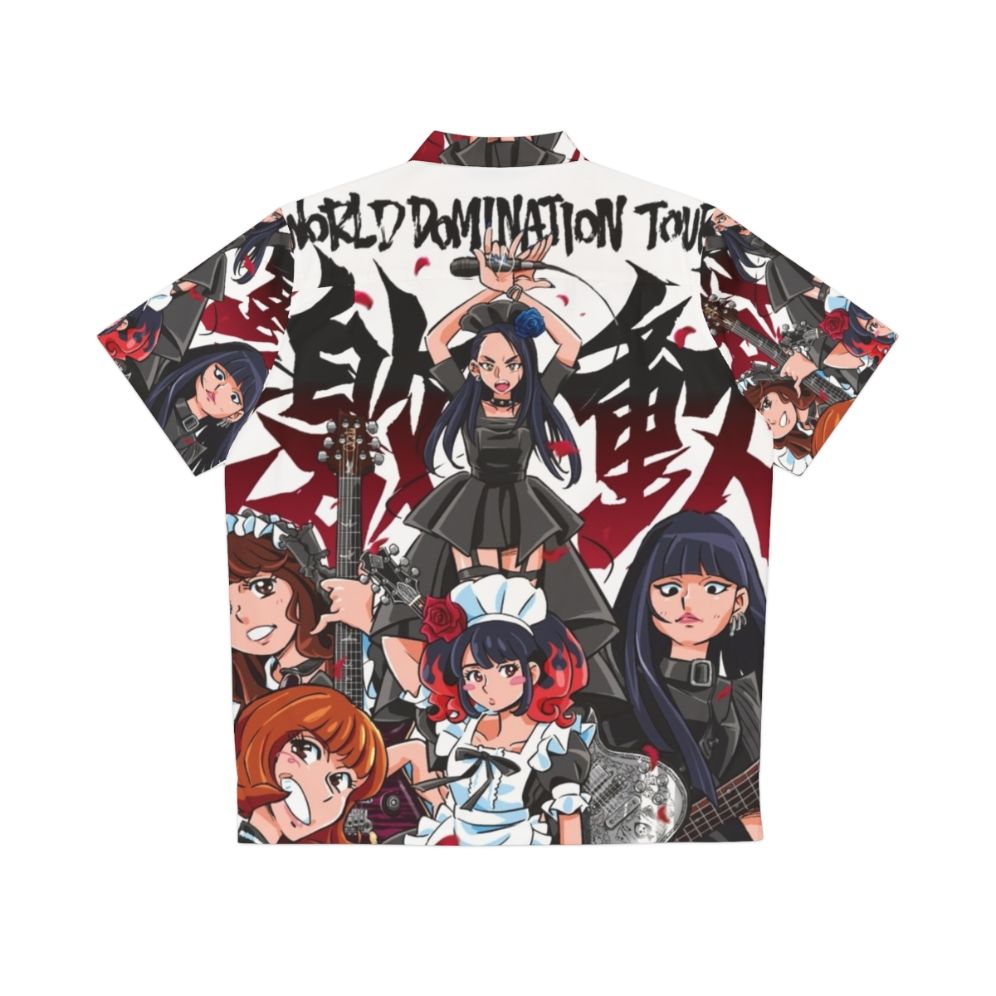 World Domination Tour Hawaiian Shirt with Anime-Inspired Designs - Back