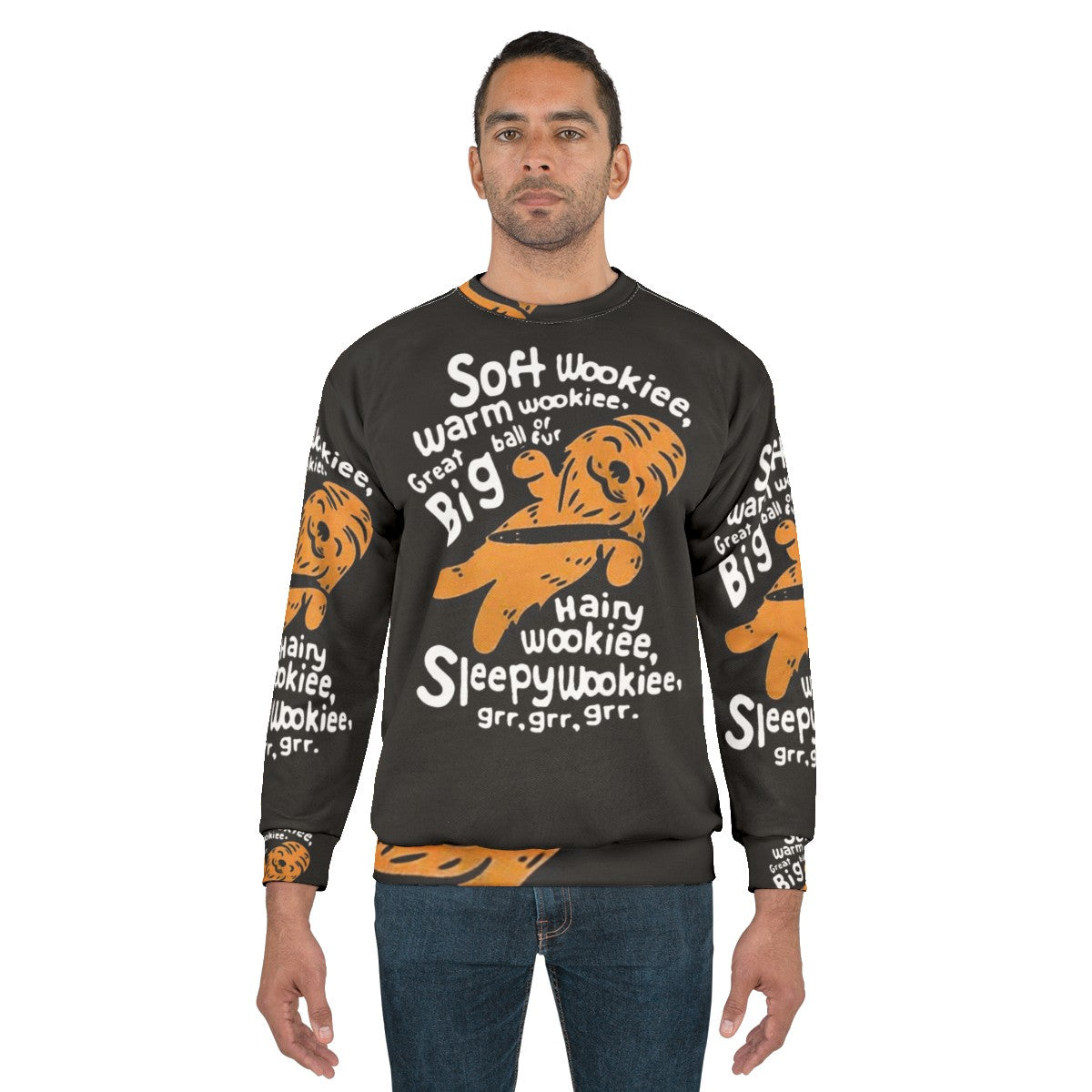 Soft wookiee sweatshirt with cozy fleece design - men