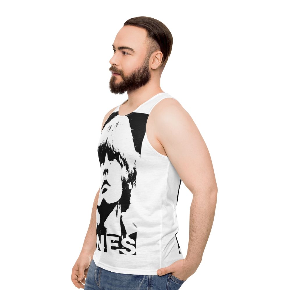 Brian Jones 60s rock unisex tank top - men side