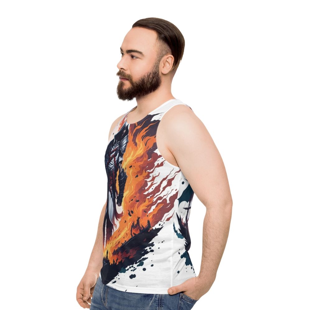 Assassin's Creed Fan Art Unisex Tank Top - men side