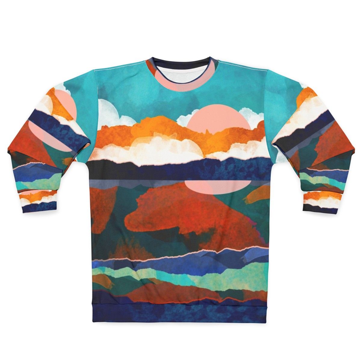 Fallscape Sweatshirt with nature inspired landscape design