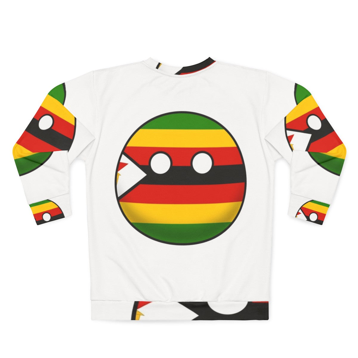 Zimbabwe Countryball Sweatshirt - Back