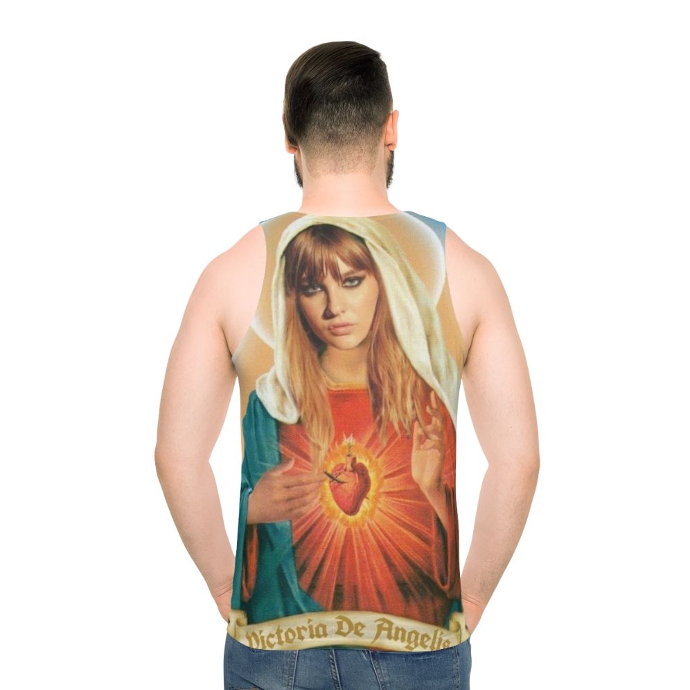 Victoria De Angelis as Mother Mary Unisex Tank Top - men back