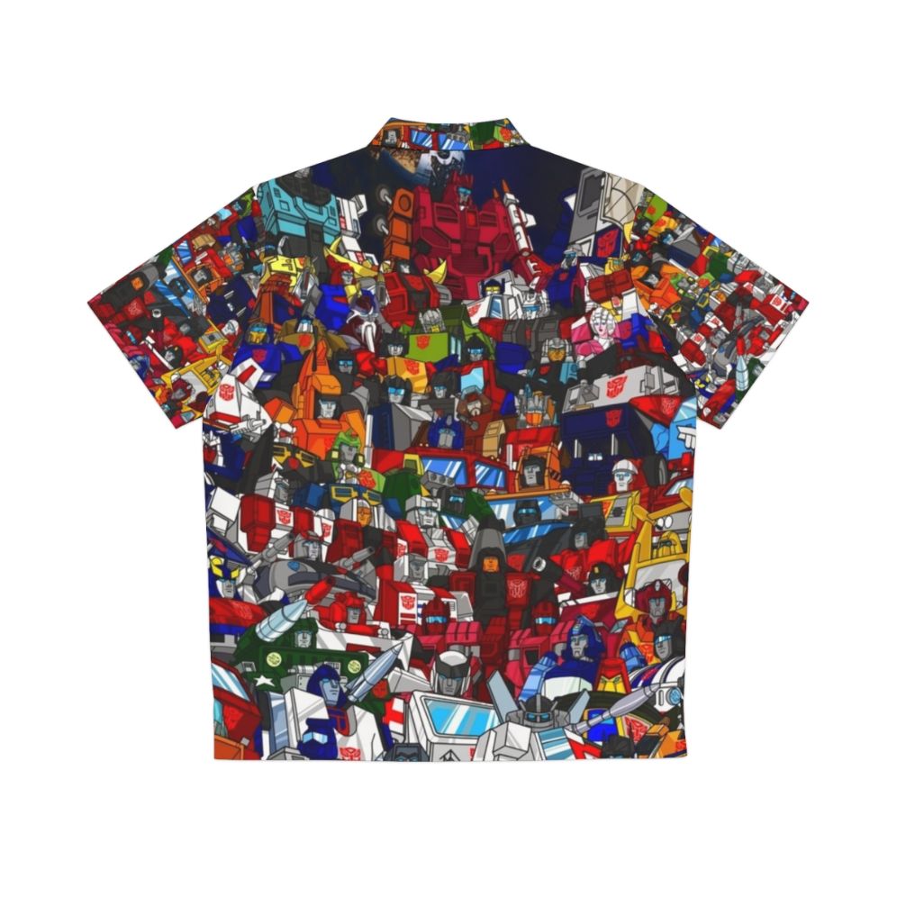 G1 Transformers Autobots Hawaiian Shirt - Back