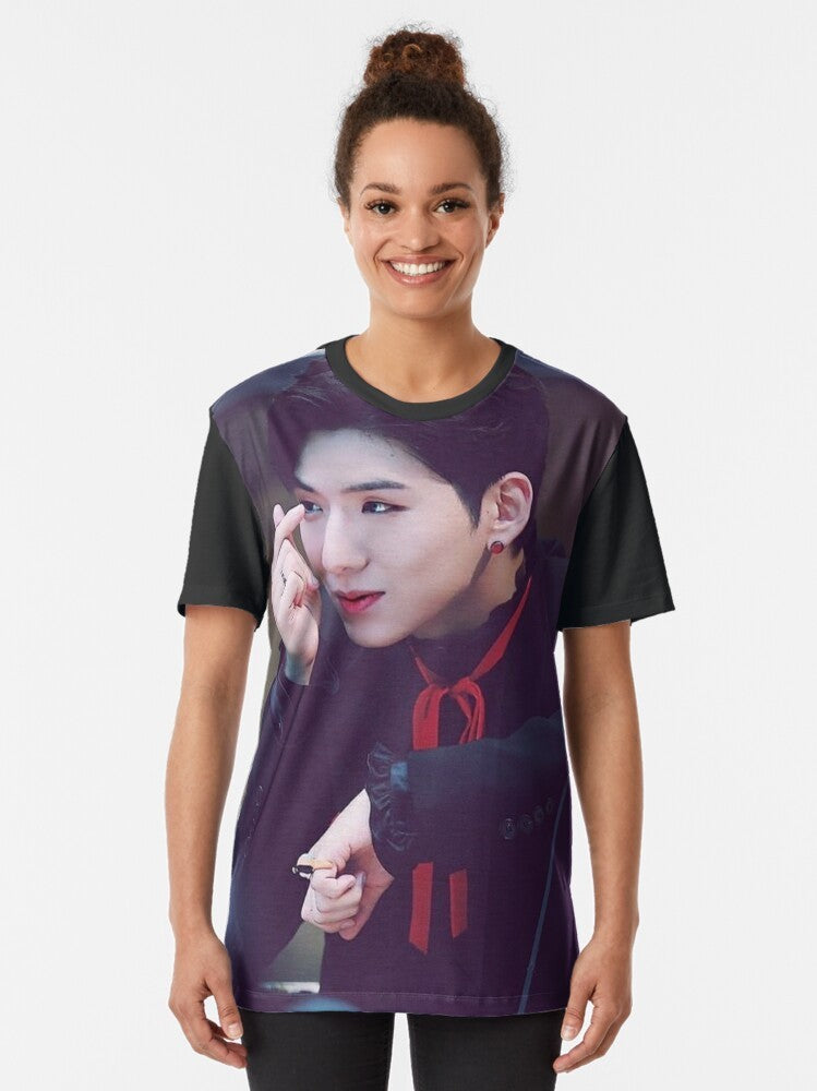 Kihyun of Monsta X Graphic T-Shirt for K-pop Fans - Women