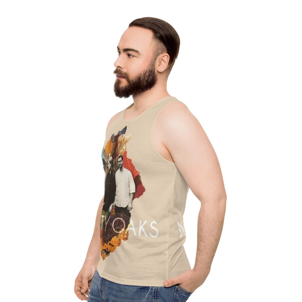 Mighty Oaks Unisex Folk Rock Tank Top - men side