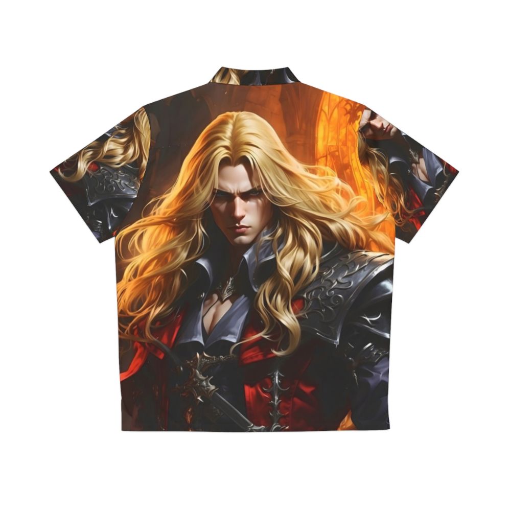 Alucard the Vampire Warrior Castlevania Hawaiian Shirt - Back