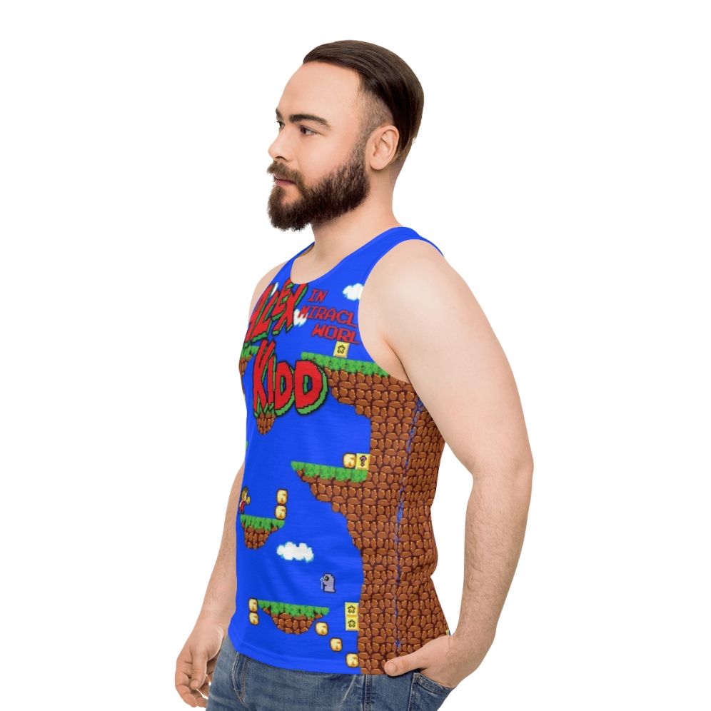 Alex Kidd in Miracle World Unisex Tank Top - men side