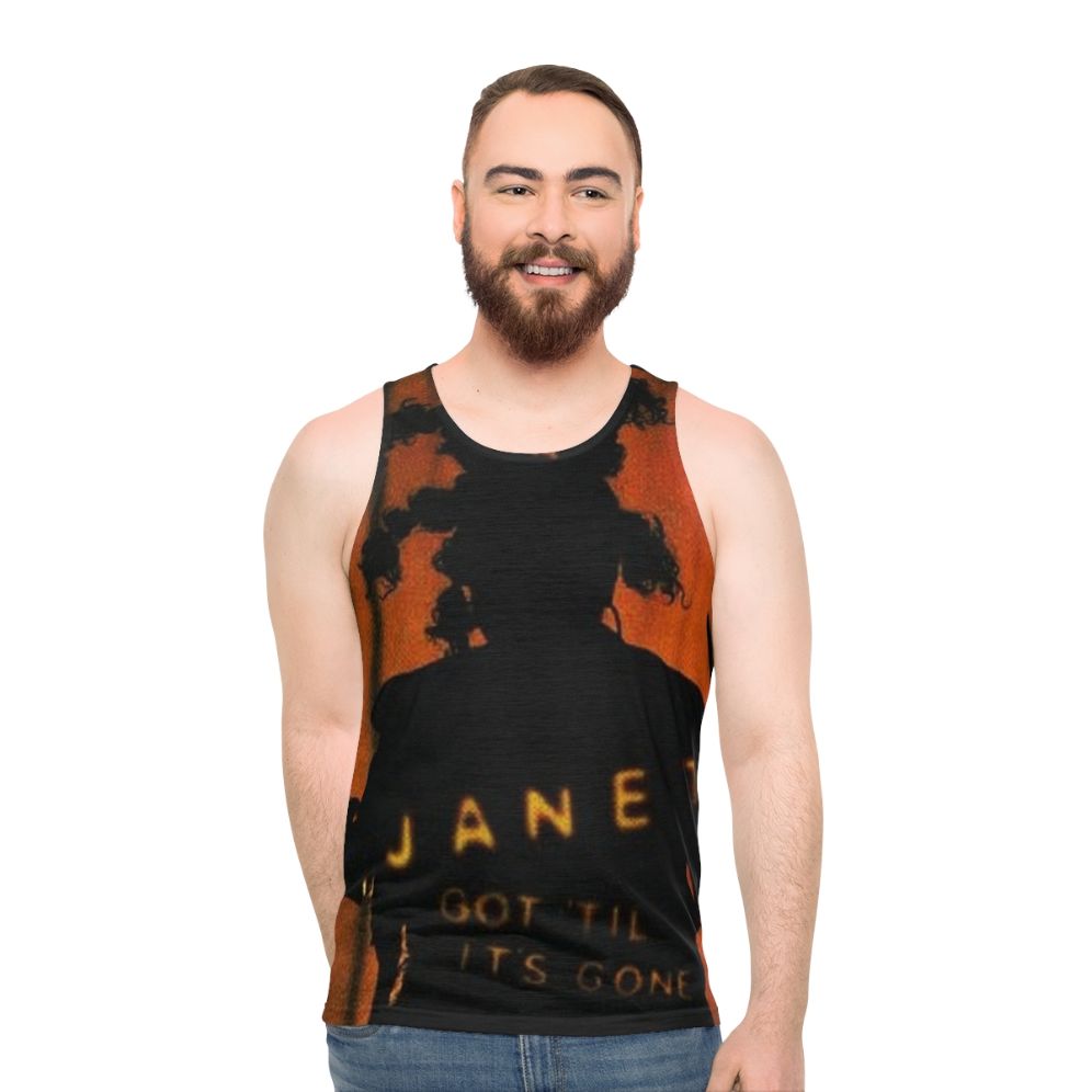 Retro 90s Janet Jackson Inspired JJ Unisex Tank Top - men