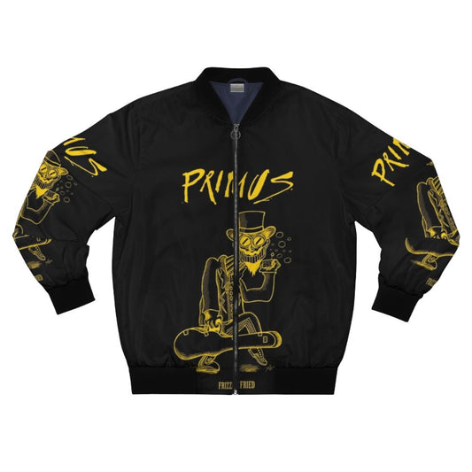 Frizzle Fry Bomber Jacket - Punk Metal Graphic Design