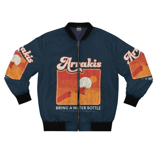 Dune 2020 bomber jacket with Arrakis desert design