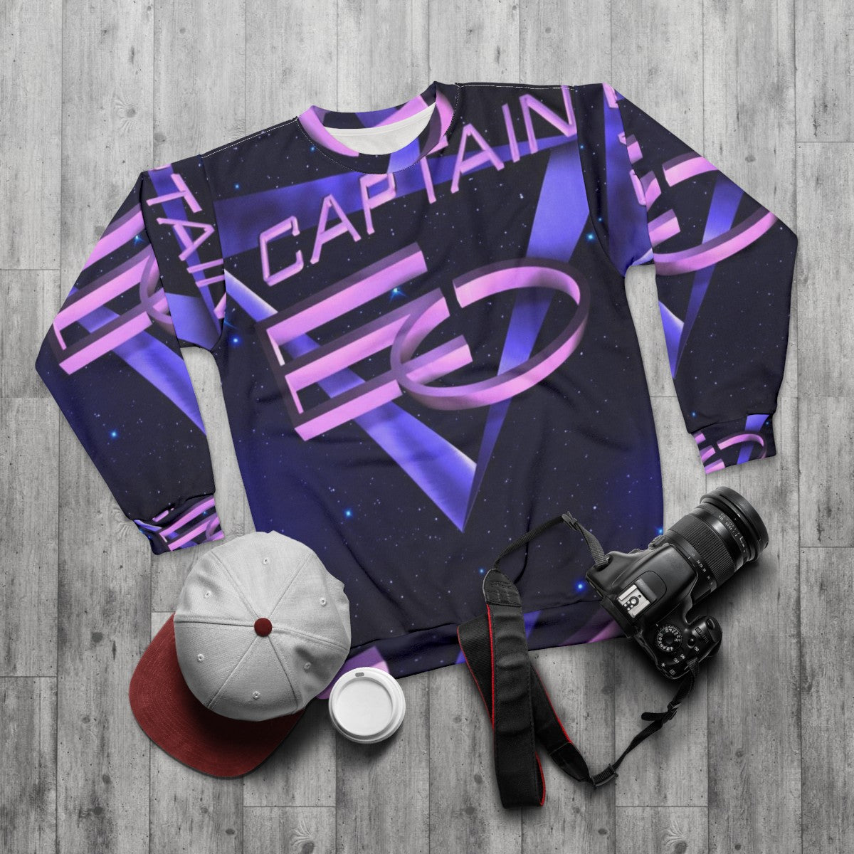 Captain Eo Michael Jackson Disney Sweatshirt - flat lay