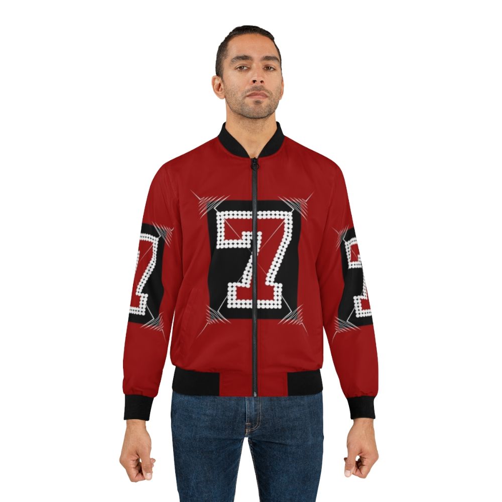 The Edge 7 Slane Castle Bomber Jacket featuring U2 band members - Lifestyle