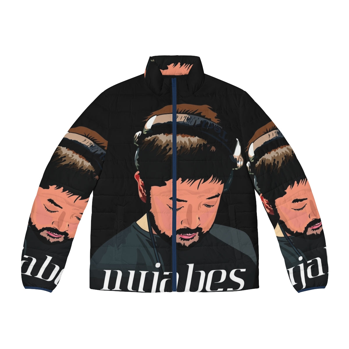 Nujabes Puffer Jacket - Featuring the Legendary Hip Hop Producer's Iconic Style