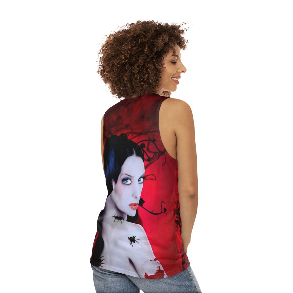 Tarantula tank top featuring Monica Naranjo's iconic image - women back