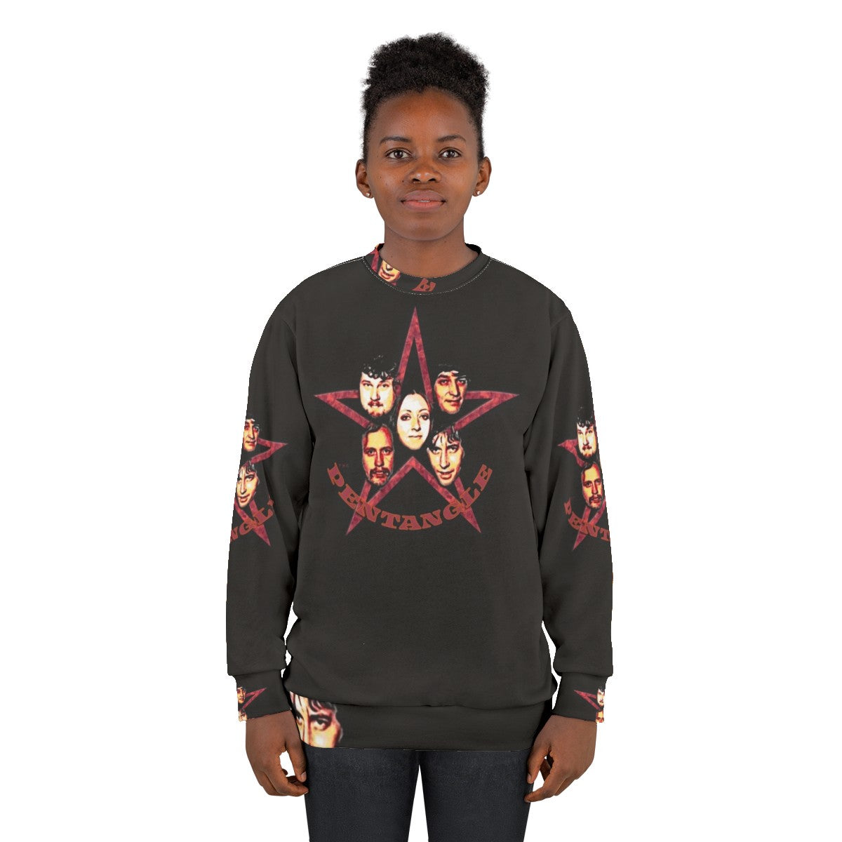 The Pentangle Sweatshirt - Folk Music Inspired Design - women