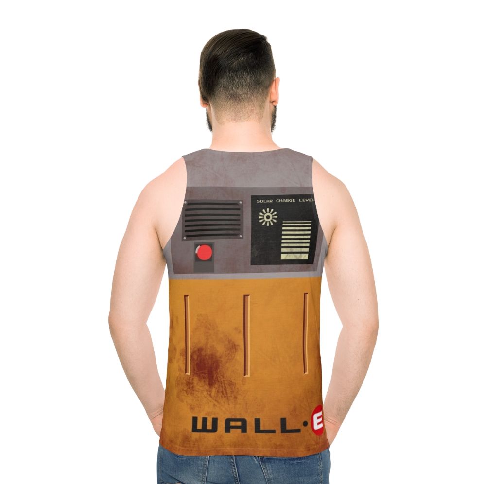 Wall-E Unisex Robot Graphic Tank Top - men back