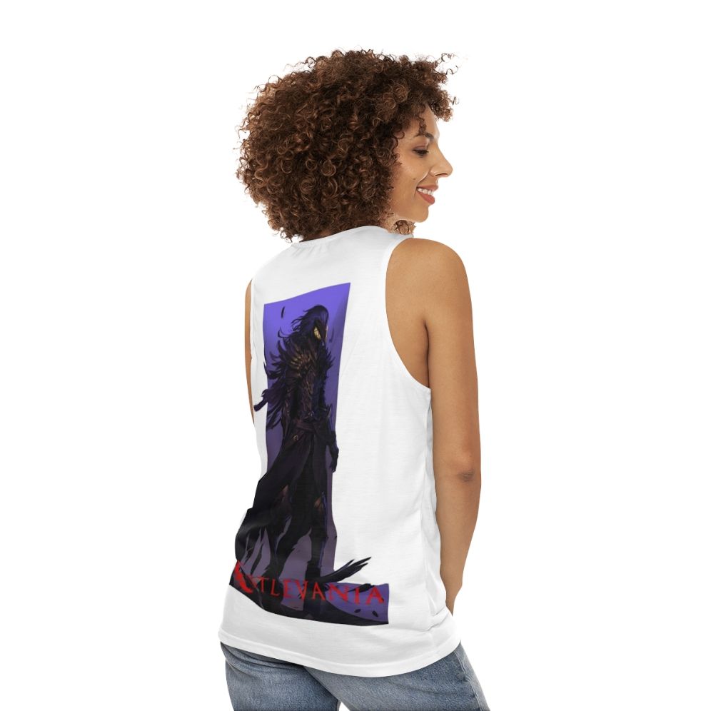 Castlevania Striga Armour Unisex Tank Top - women back