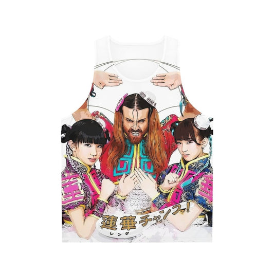 Ladybaby unisex tank top featuring metal music and kawaii Japanese style