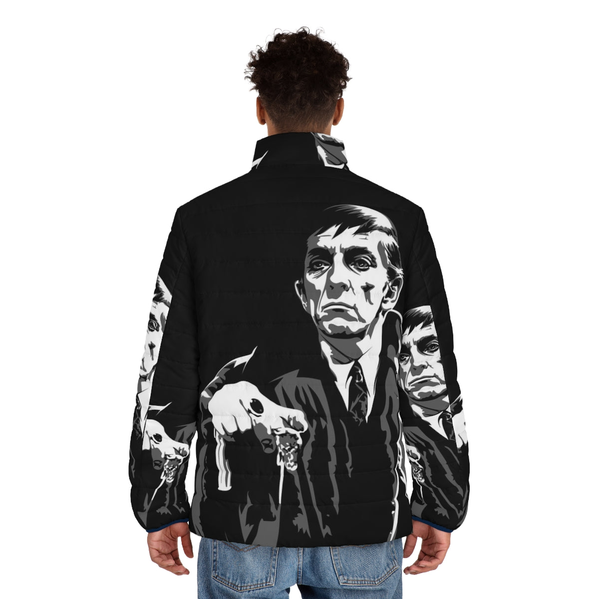 Barnabas Collins Dark Shadows Puffer Jacket - Gothic Vampire Apparel - men back