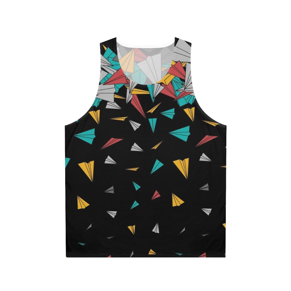 Geometric Paper Plane Tank Top