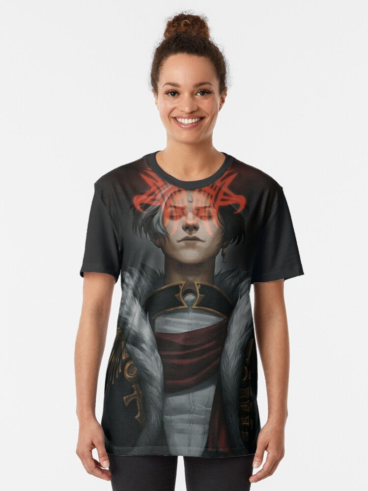 FFXIV Paragon Graphic T-Shirt featuring Emet-Selch, Ascian and Solus zos Galvus - Women