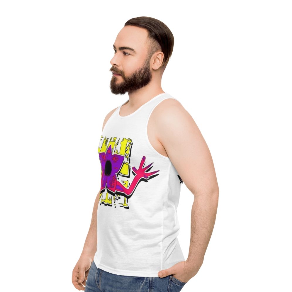 Stranger Things Demogorgon Unisex Tank Top - men side