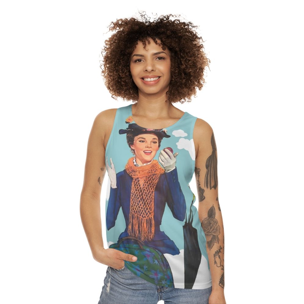 Vintage Mary Poppins Retro Unisex Tank Top - women