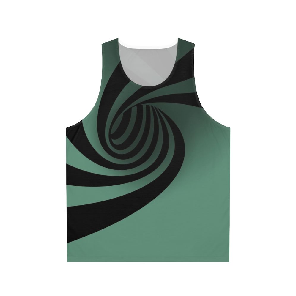 Optical Illusion Geometric Pattern Unisex Tank Top