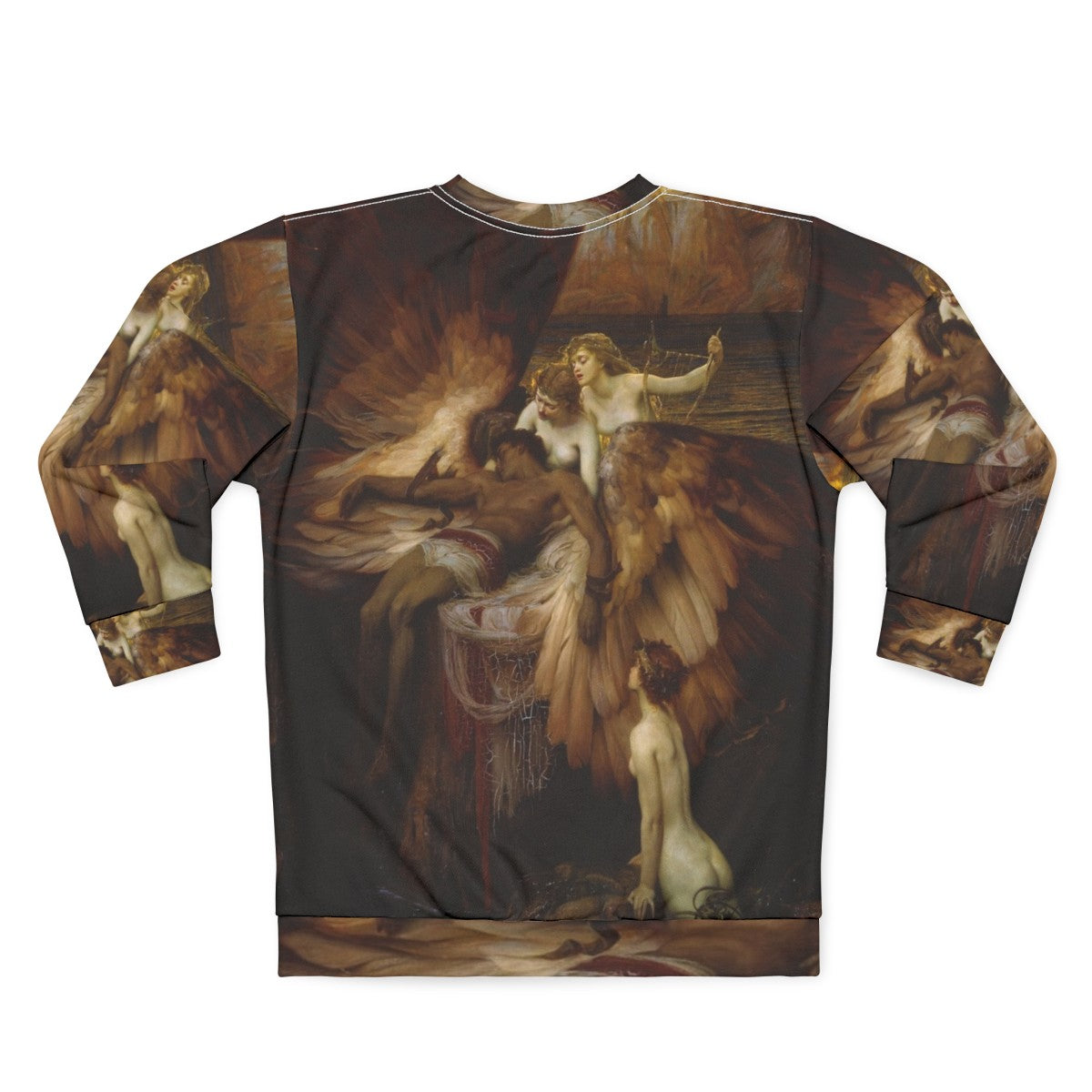 The Lament for Icarus Winged Figure Sweatshirt - Back