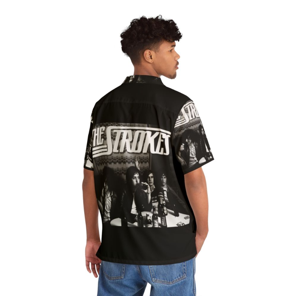 Strokes Hawaiian Shirt featuring indie music and New York City style - People Back