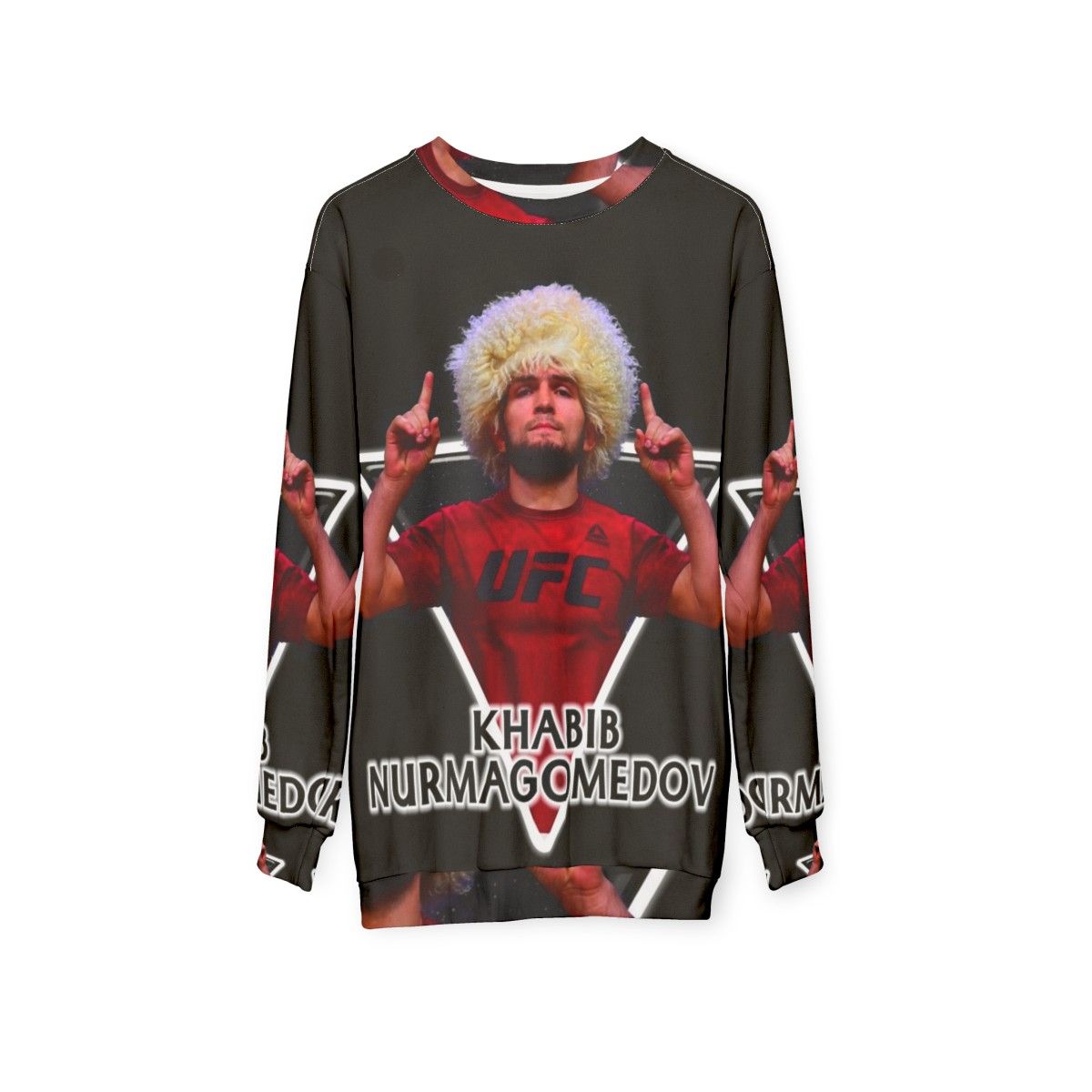 Khabib Nurmagomedov Lightweight Champion UFC MMA Sweatshirt - hanging