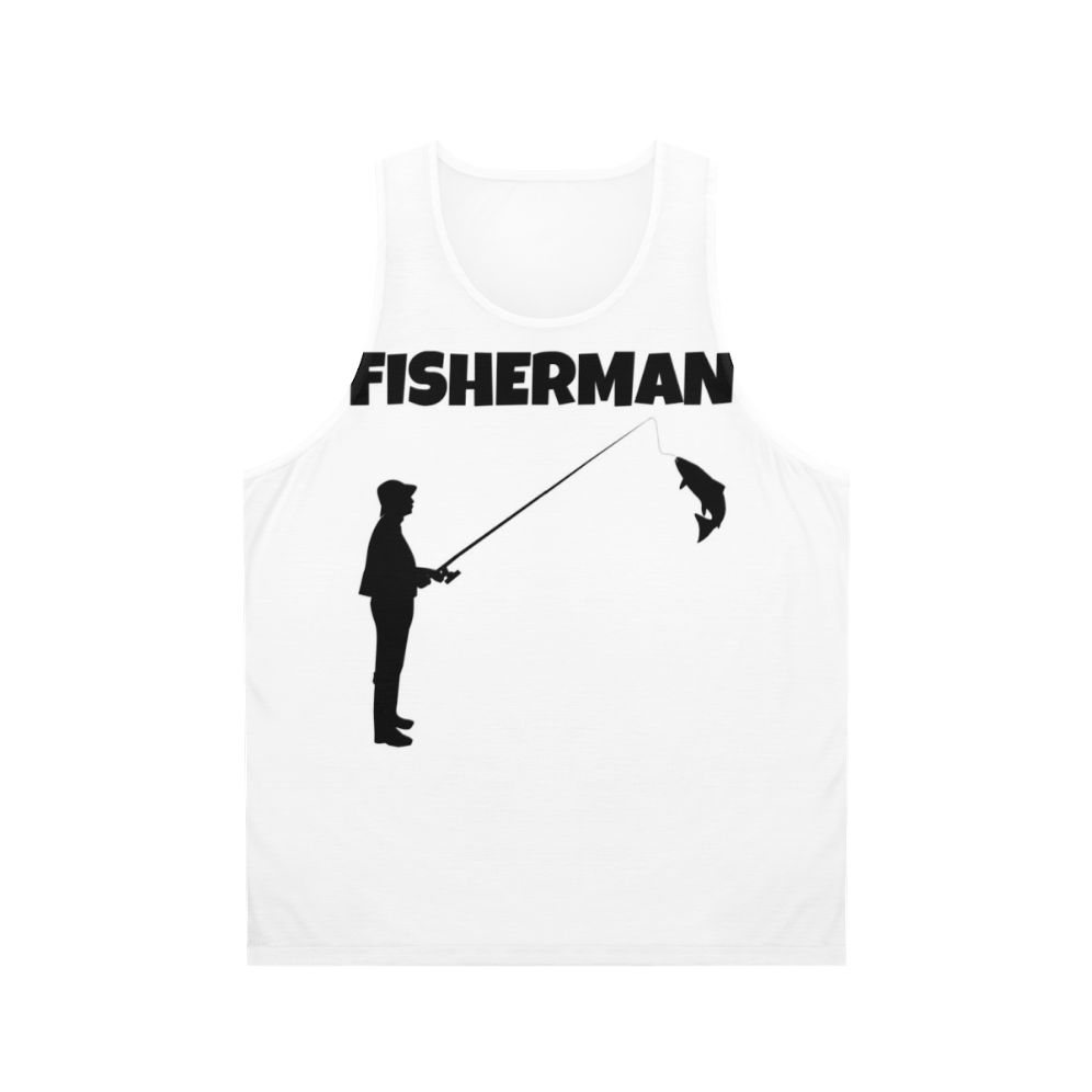 Fisherman unisex tank top for outdoor sports and hobbies