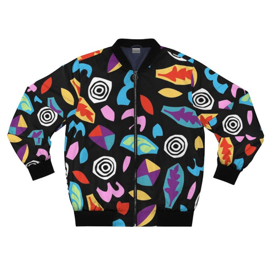 Stranger Things Eleven's Bomber Jacket with Colorful Retro Pattern