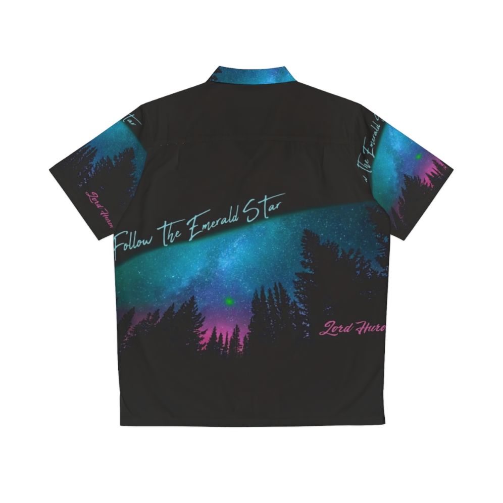 Lord Huron Hawaiian Shirt with Vide Noir Galaxy Design - Back