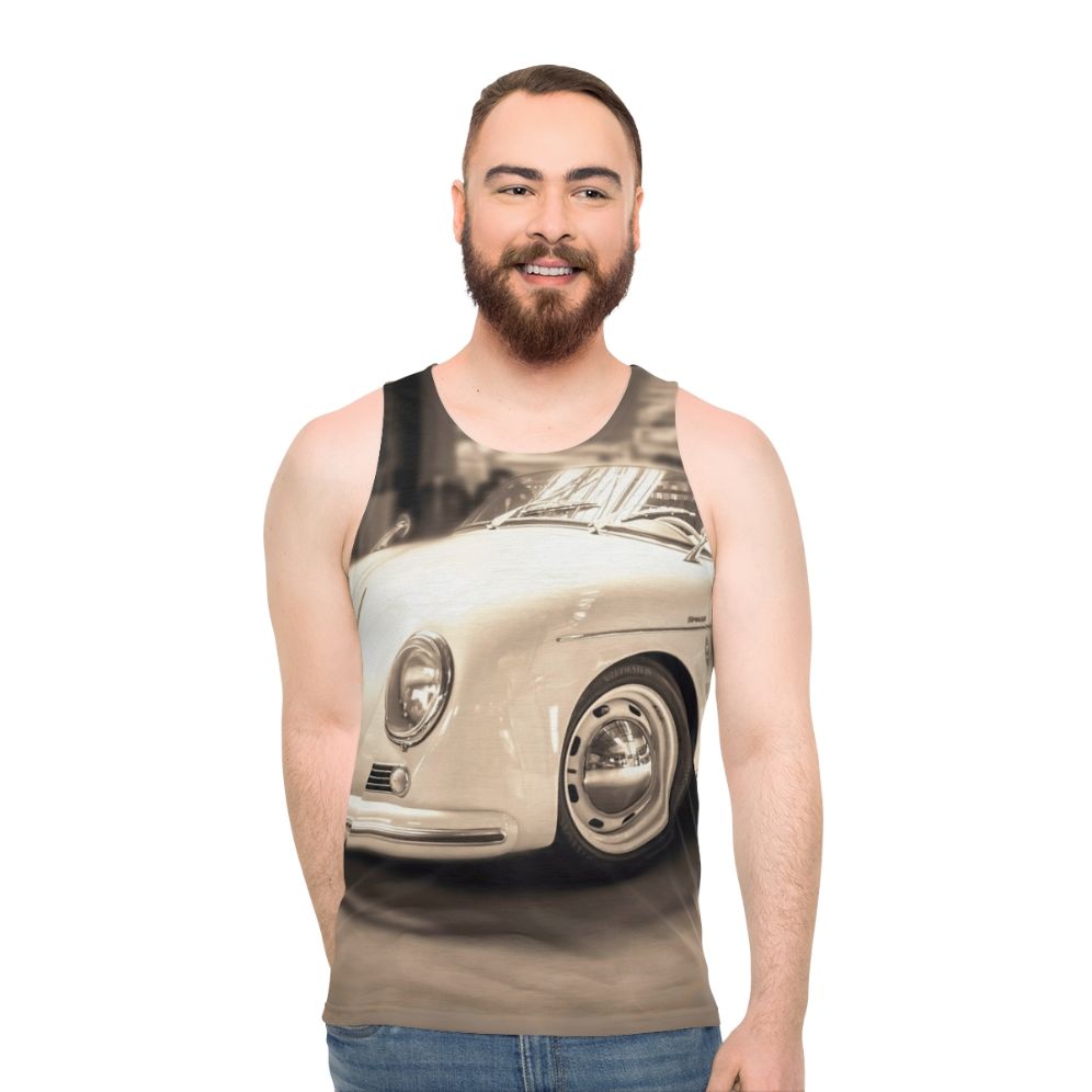 Unisex tank top for classic Porsche enthusiasts - men