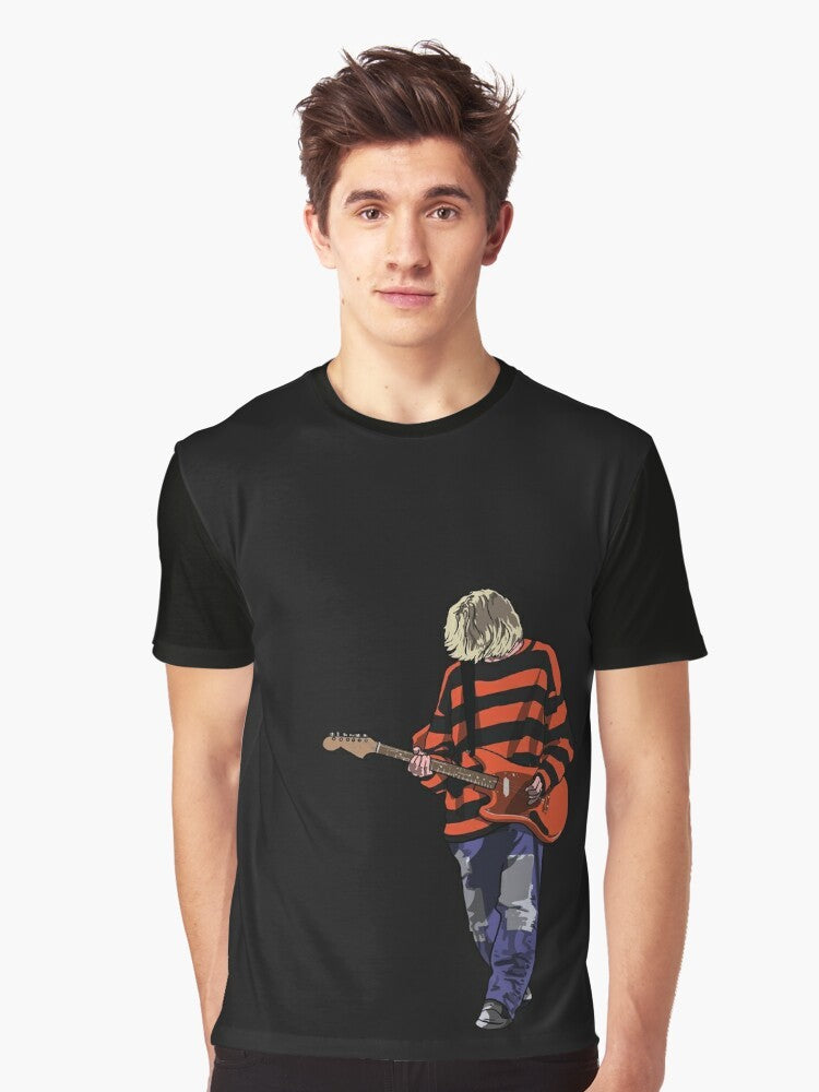 Kurt Cobain graphic t-shirt with Nirvana and grunge inspired design - Men