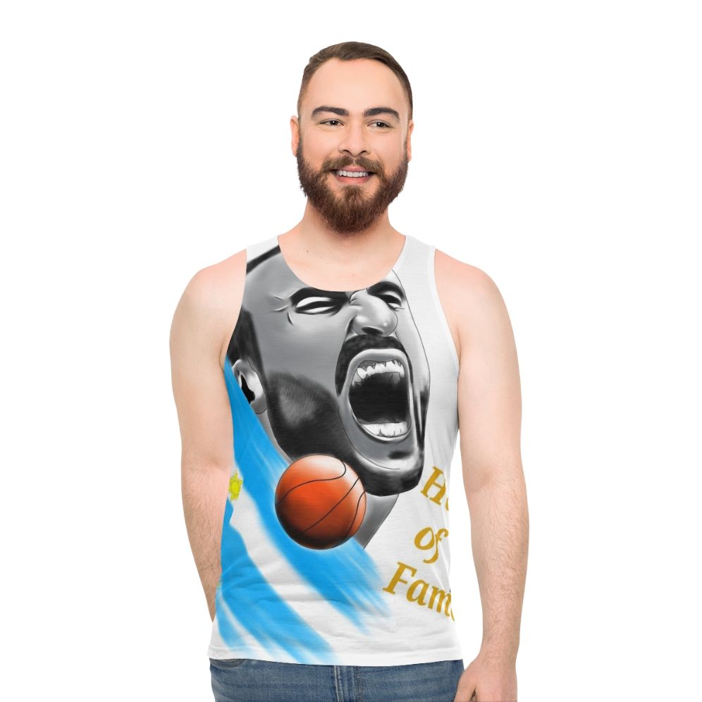 Manu Ginobili Tribute Unisex Tank Top - men